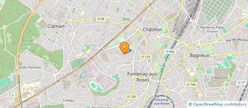 localisation de l'entreprise MONSIEUR LAURENT TRIGANO  FONTENAY-AUX-ROSES