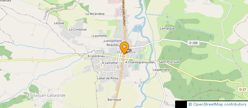 localisation de l'entreprise MONSIEUR LAURENT TRILHA  MASSEUBE