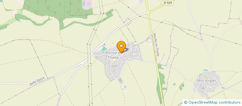 localisation de l'entreprise MONSIEUR LAURENT TRINQUET  FRESNOY-EN-THELLE