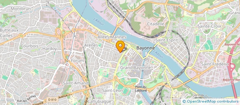 localisation de l'entreprise MONSIEUR LAURENT TRIPON à BAYONNE