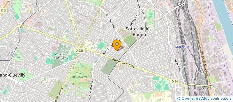 localisation de l'entreprise MONSIEUR LAURENT TRIPOTEAUD  SOTTEVILLE-LES-ROUEN