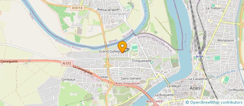 localisation de l'entreprise MONSIEUR LAURENT TROUCHAUD  ARLES