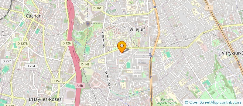 localisation de l'entreprise MONSIEUR LAURENT TROUDE  VILLEJUIF