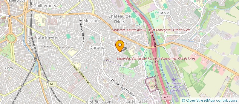 localisation de l'entreprise MONSIEUR LAURENT TROUVE à TOULOUSE