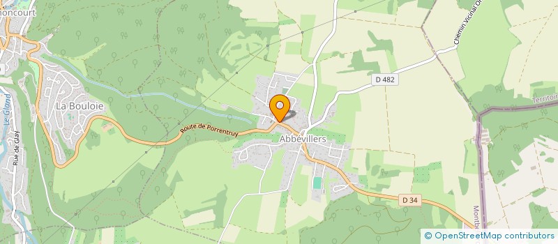 localisation de l'entreprise MONSIEUR LAURENT TROUX  BLAMONT