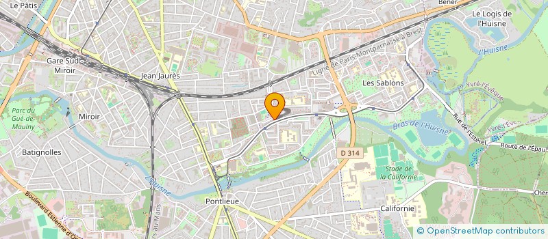 localisation de l'entreprise MONSIEUR LAURENT TRUDEL  LE MANS