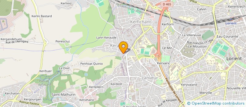 localisation de l'entreprise MONSIEUR LAURENT TRUHAUD à PLOEMEUR