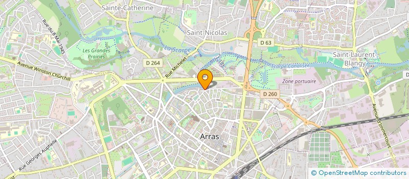localisation de l'entreprise MONSIEUR LAURENT TRUSSARDI à ARRAS