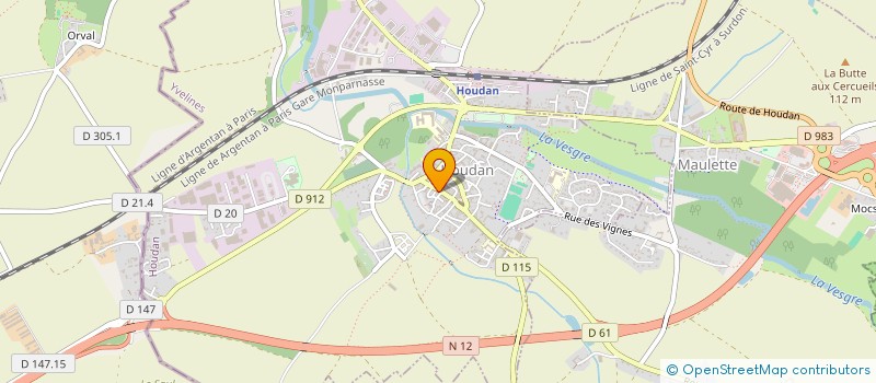 localisation de l'entreprise MONSIEUR LAURENT TRUTTMANN à HOUDAN