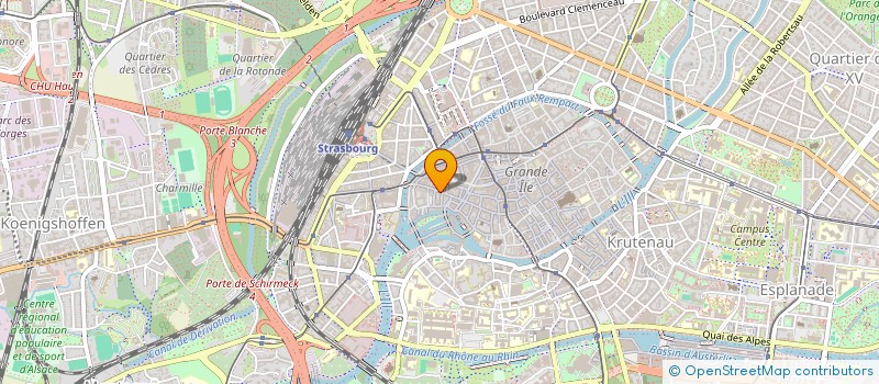localisation de l'entreprise MONSIEUR LAURENT TSCHANZ à STRASBOURG