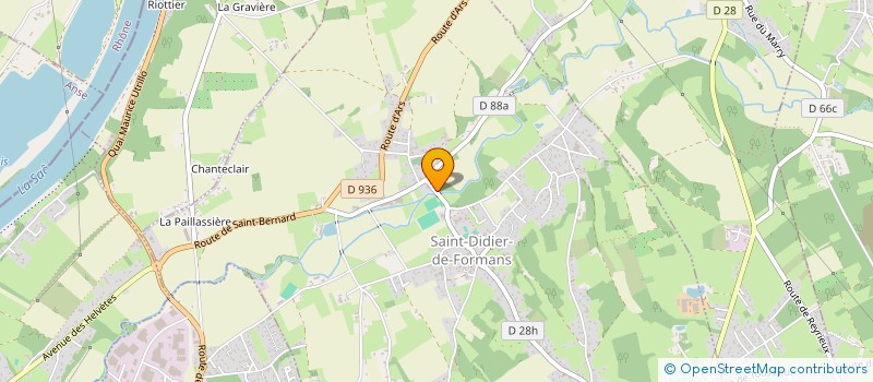 localisation de l'entreprise MONSIEUR LAURENT TSCHEILLER  SAINT-DIDIER-DE-FORMANS