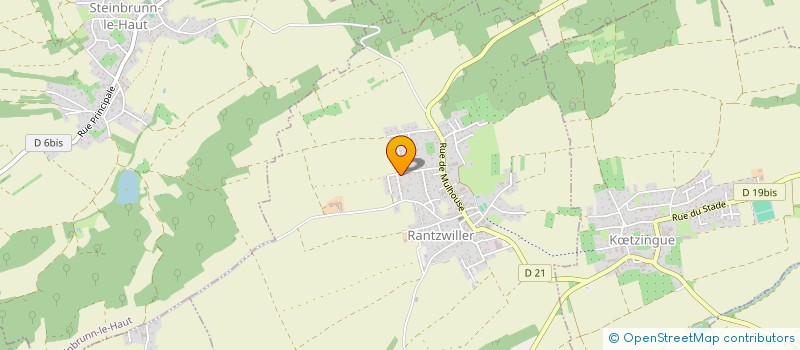 localisation de l'entreprise MONSIEUR LAURENT TSCHIEGG  RANTZWILLER