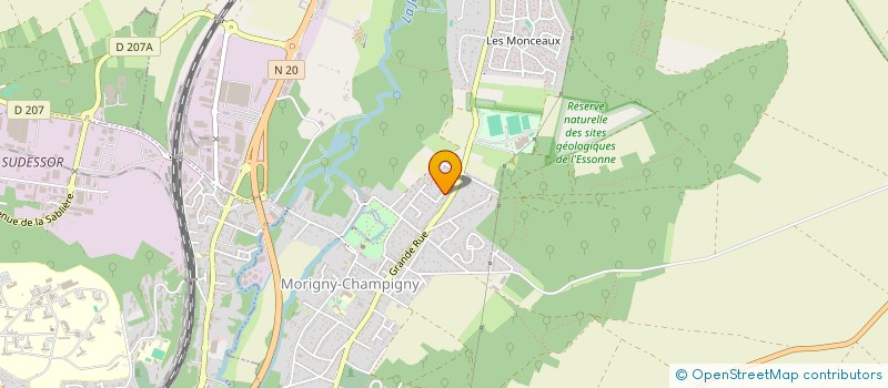 localisation de l'entreprise MONSIEUR LAURENT TUR  MORIGNY-CHAMPIGNY