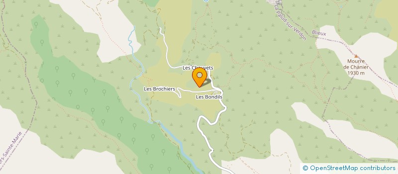 localisation de l'entreprise MONSIEUR LAURENT TURATO à LA PALUD-SUR-VERDON