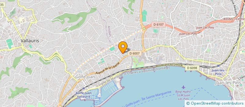 localisation de l'entreprise MONSIEUR LAURENT TURCO à VALLAURIS