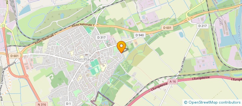 localisation de l'entreprise MONSIEUR LAURENT TURPIN  LOON-PLAGE