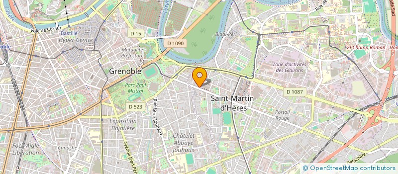 localisation de l'entreprise MONSIEUR LAURENT TYRAS  SAINT-MARTIN-D'HERES