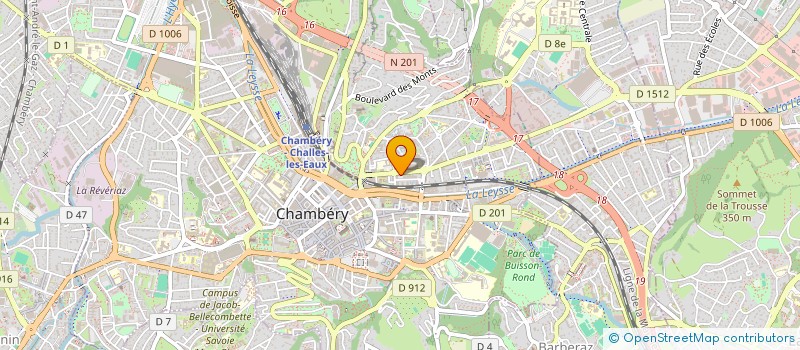 localisation de l'entreprise MONSIEUR LAURENT ULRICH  CHAMBERY