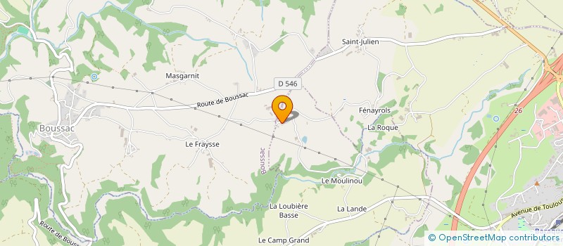 localisation de l'entreprise MONSIEUR LAURENT URAS à GRAMOND