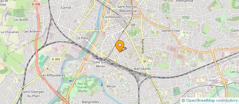 localisation de l'entreprise MONSIEUR LAURENT VADEAU à LE MANS