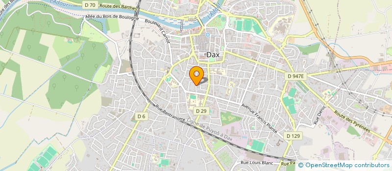 localisation de l'entreprise MONSIEUR LAURENT VAGINAY  DAX