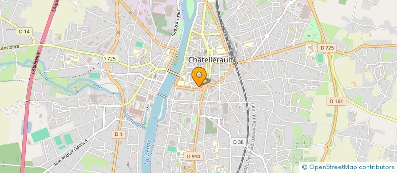 localisation de l'entreprise MONSIEUR LAURENT VAILLANT à CHATELLERAULT