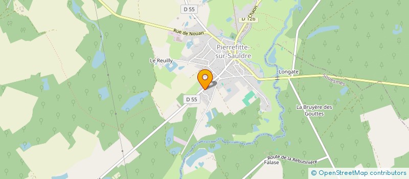 localisation de l'entreprise MONSIEUR LAURENT VALERO  PIERREFITTE-SUR-SAULDRE