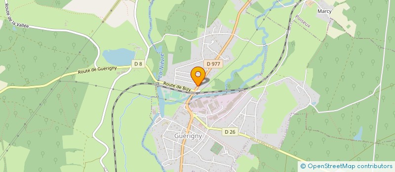 localisation de l'entreprise MONSIEUR LAURENT VALET  GUERIGNY