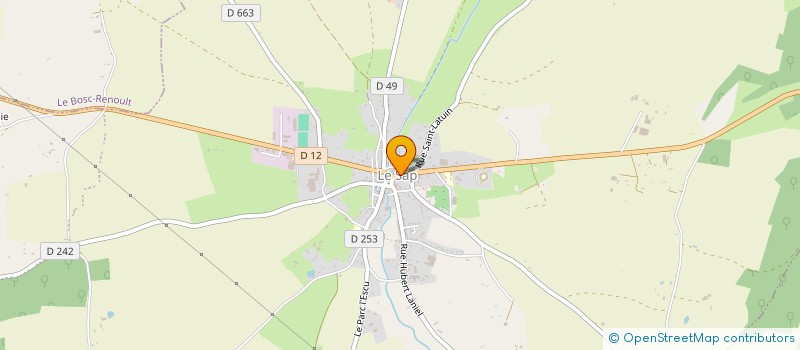 localisation de l'entreprise MONSIEUR LAURENT VALLET à SAP-EN-AUGE