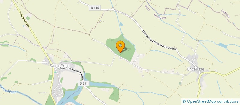 localisation de l'entreprise MONSIEUR LAURENT VAN DE VONDELE  ENCAUSSE