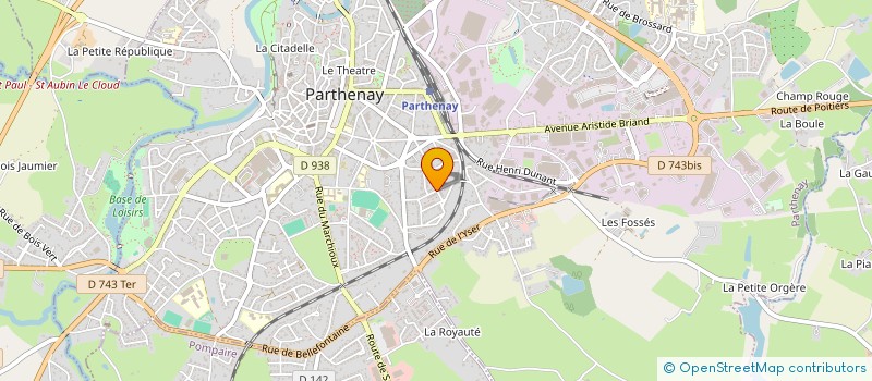 localisation de l'entreprise MONSIEUR LAURENT VANDE à PARTHENAY