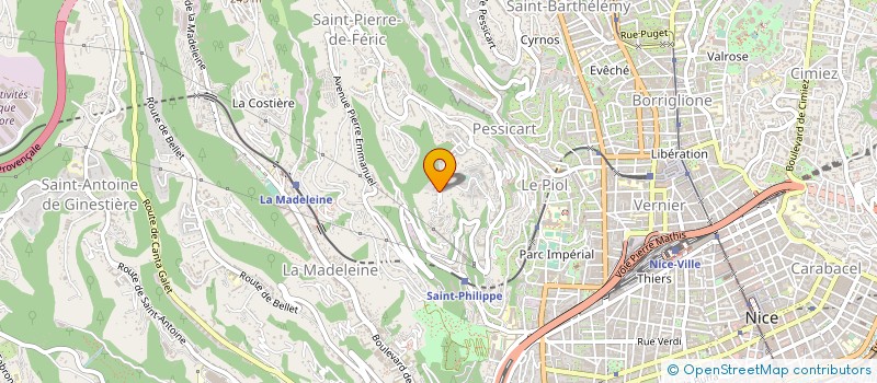 localisation de l'entreprise MONSIEUR LAURENT VANDENBROUCKE à NICE