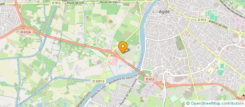 localisation de l'entreprise MONSIEUR LAURENT VANDERHALLEN  AGDE