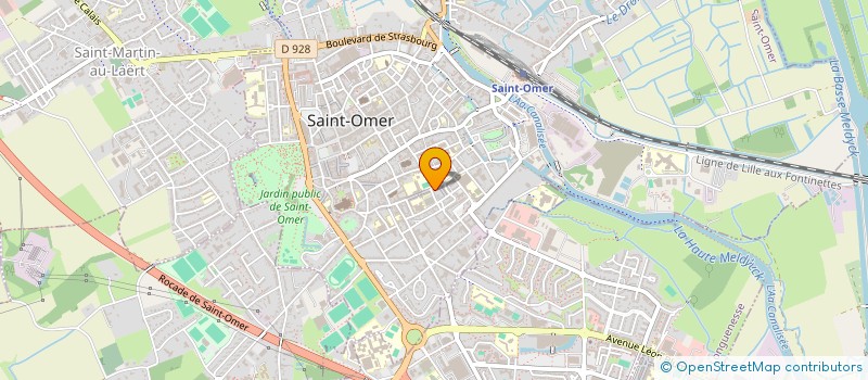 localisation de l'entreprise MONSIEUR LAURENT VANHEEMS  SAINT-OMER