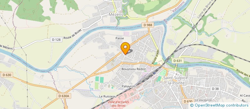 localisation de l'entreprise MONSIEUR LAURENT VANHILLE à SAINT-SULPICE-LA-POINTE