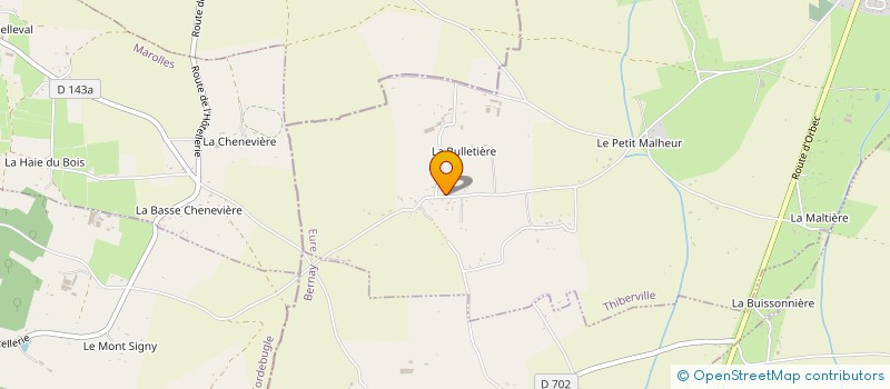 localisation de l'entreprise MONSIEUR LAURENT VANHONSEBROUCK  THIBERVILLE