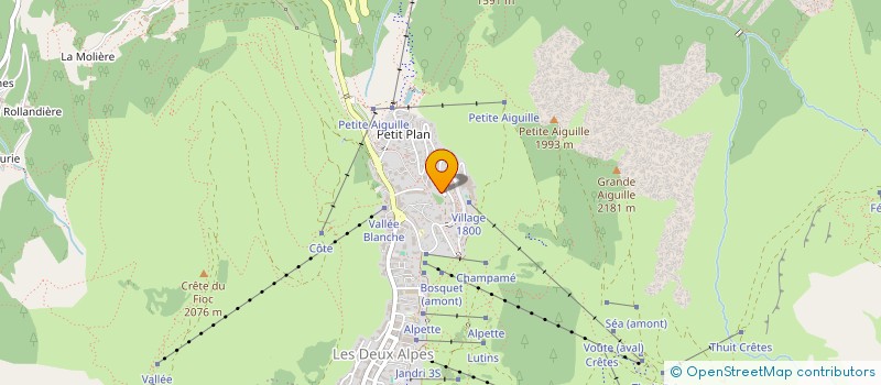 localisation de l'entreprise MONSIEUR LAURENT VARIN  LES DEUX ALPES