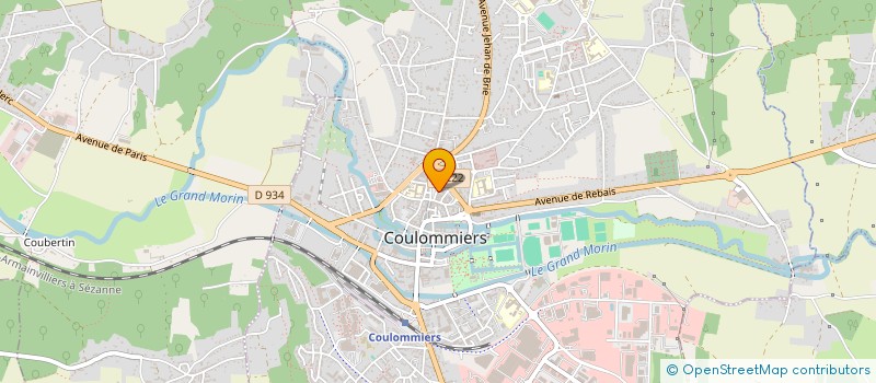 localisation de l'entreprise MONSIEUR LAURENT VARLET à COULOMMIERS