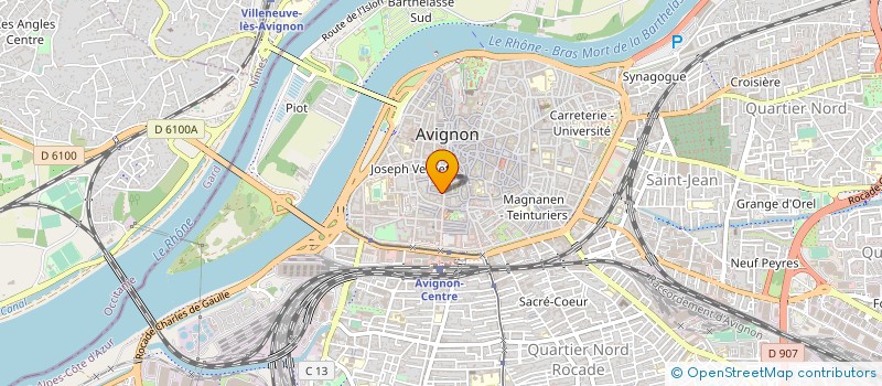 localisation de l'entreprise MONSIEUR LAURENT VASSALLO  AVIGNON