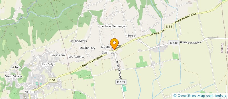 localisation de l'entreprise MONSIEUR LAURENT VAUDAINE à SONNAY