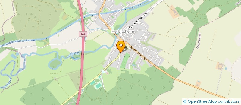 localisation de l'entreprise MONSIEUR LAURENT VAUDEVIRE  HERBITZHEIM