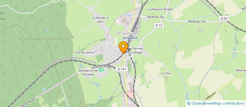 localisation de l'entreprise MONSIEUR LAURENT VAUDRY  SERQUEUX