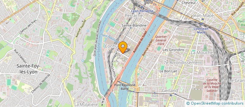 localisation de l'entreprise MONSIEUR LAURENT VAUTHRIN  LYON