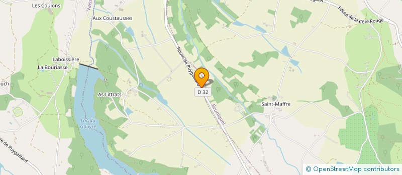 localisation de l'entreprise MONSIEUR LAURENT VAUXION à PUYGAILLARD-DE-QUERCY