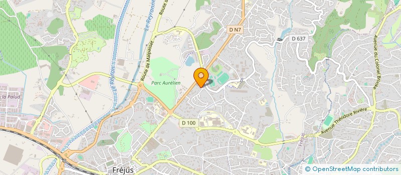 localisation de l'entreprise MONSIEUR LAURENT VECCHINI à FREJUS