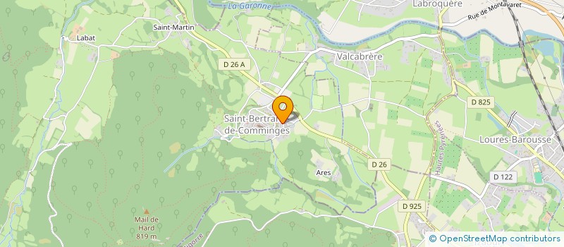 localisation de l'entreprise MONSIEUR LAURENT VERDIER  CIER-DE-RIVIERE