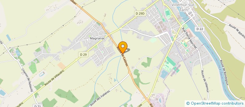 localisation de l'entreprise MONSIEUR LAURENT VERDIER  VILLEMUR-SUR-TARN