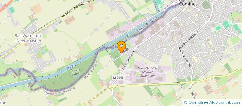 localisation de l'entreprise MONSIEUR LAURENT VERDIERE  COMINES