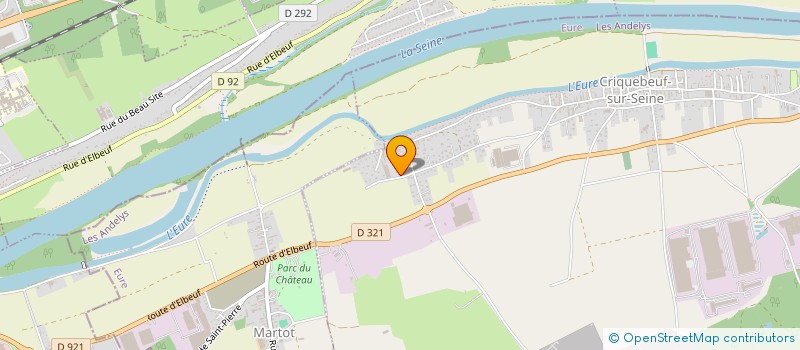 localisation de l'entreprise MONSIEUR LAURENT VERDURE  CRIQUEBEUF-SUR-SEINE