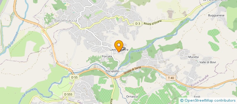localisation de l'entreprise MONSIEUR LAURENT VERGES  BASTELICACCIA
